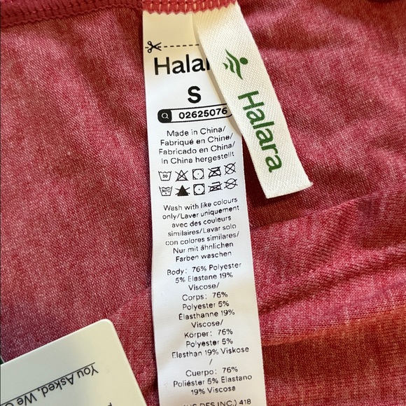 Halara U neck Flowy Maxi dress Sleeveless Side slit Coral Size S NWT Comfy Soft - Picture 7 of 11